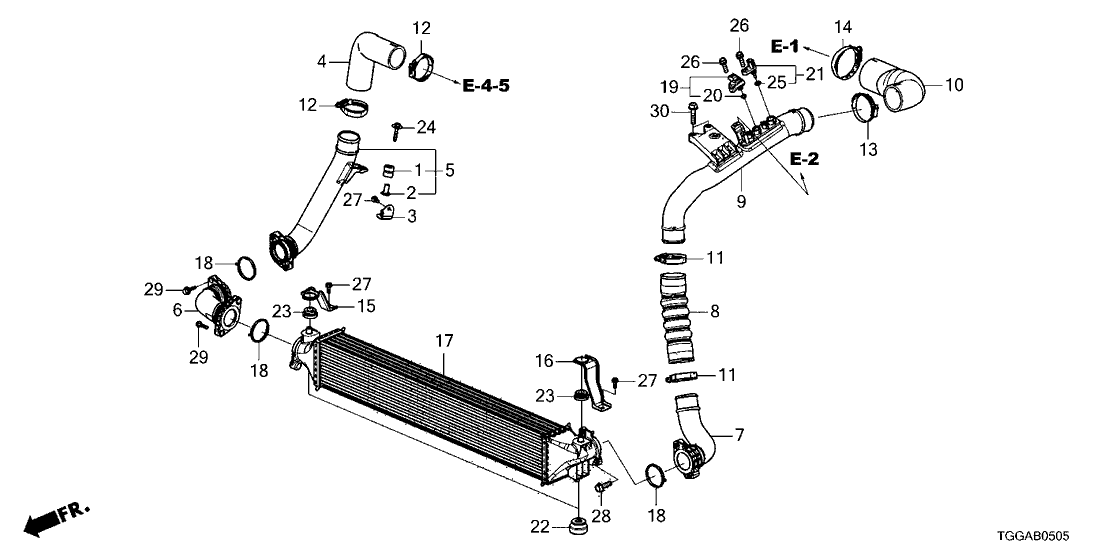 Honda 17316-5AN-A01 Band, Hose (D60)