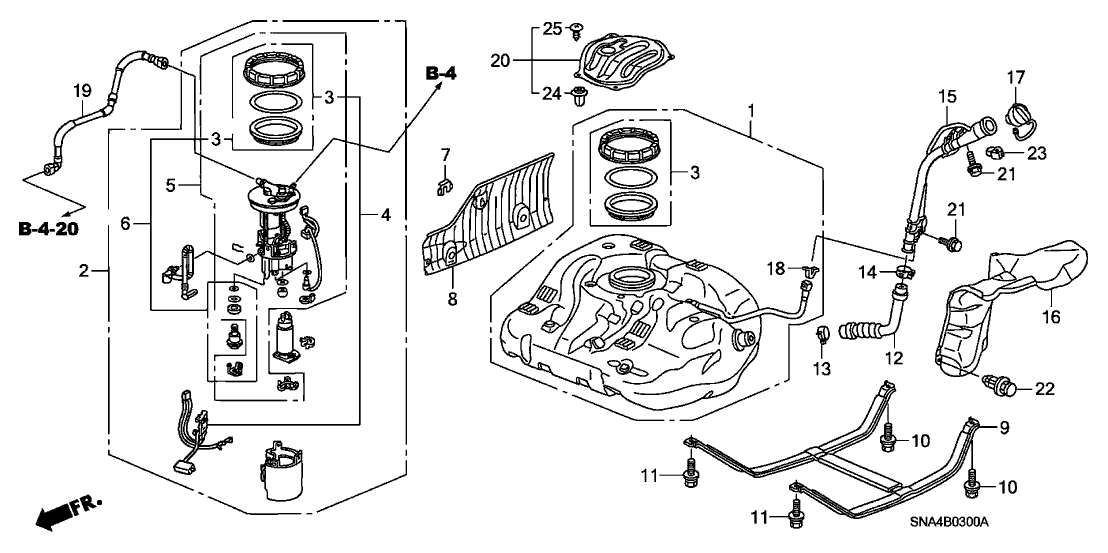 Honda 17660-SNA-A01 Pipe, Fuel Filler