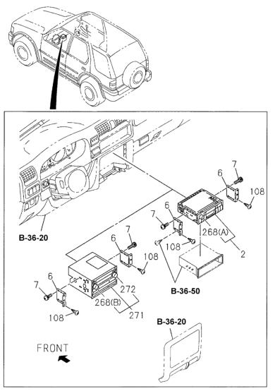 Honda 8-97124-657-2 Bracket