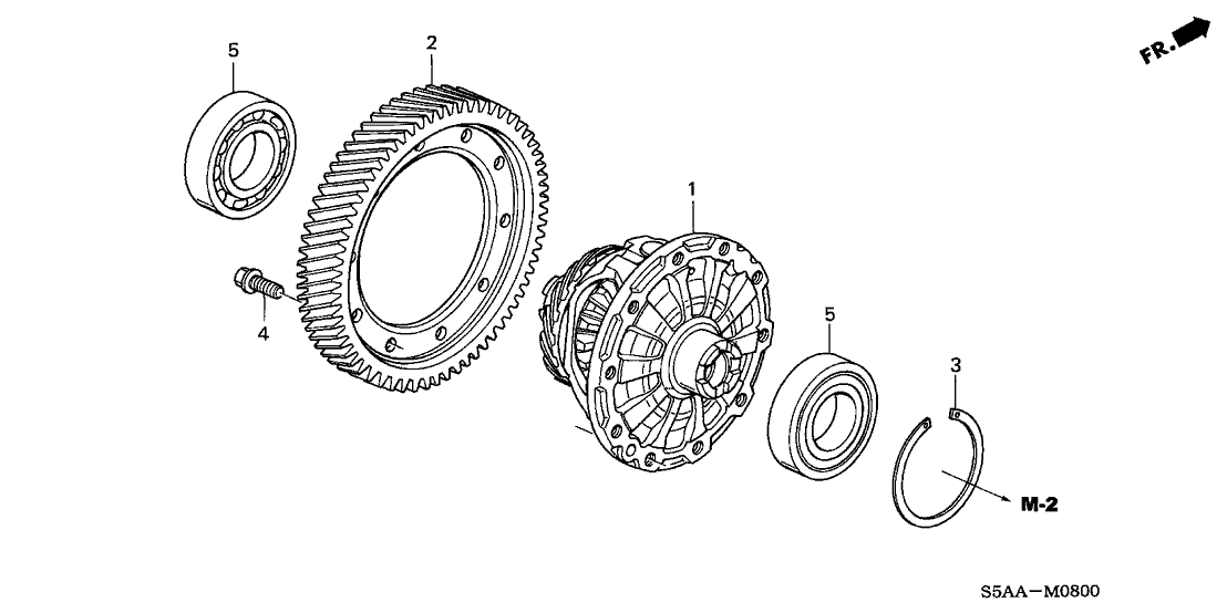 Honda 41233-PLW-B70 Gear, Final Driven