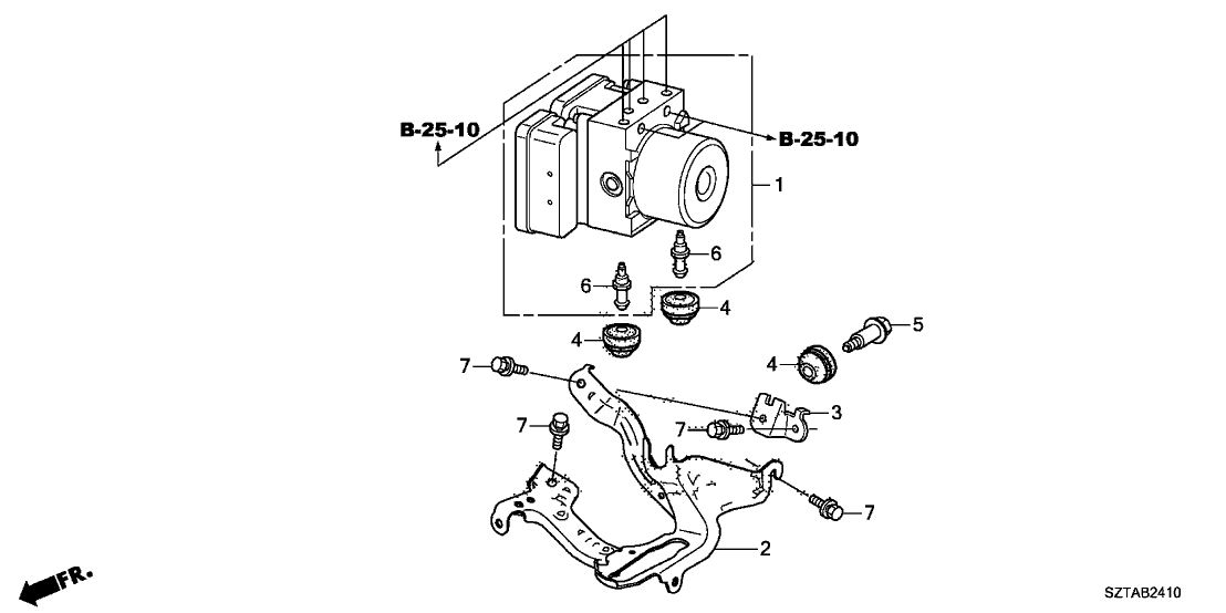 Honda 57110-SZT-415 Modulator Assembly, Vsa (Rewritable) (Coo)