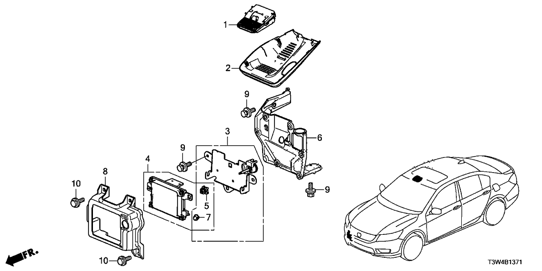 Honda 36160-T3Z-A83 Camera, Monocular