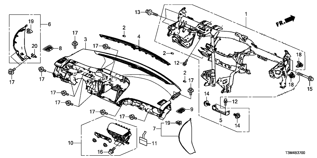 Honda 90113-SYY-003 Bolt-Washer (8X70.5)