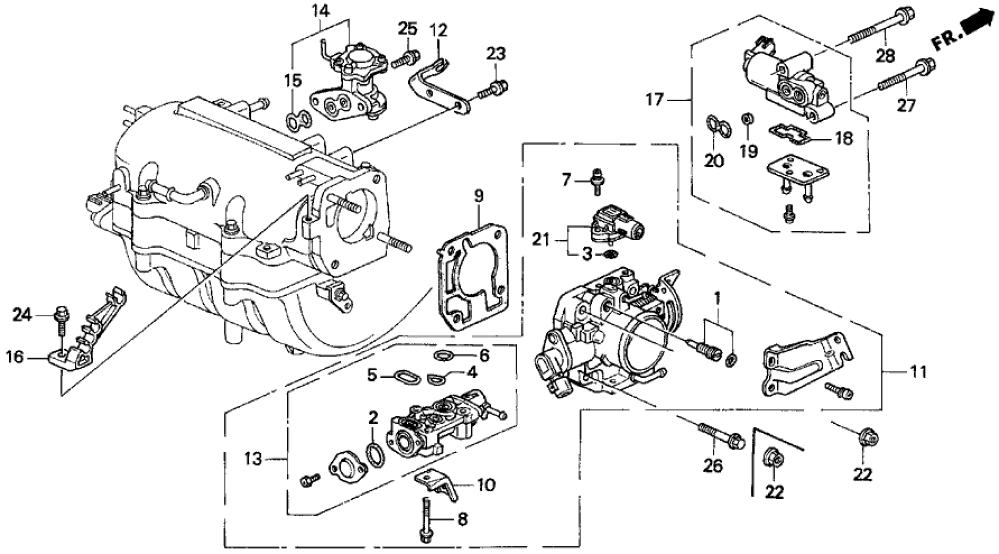 Honda 17340-PT2-000 Valve Assy., Air Boost