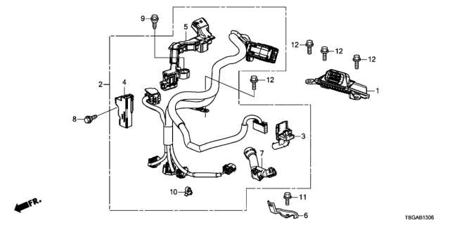 2020 Honda Civic 2 Door LX KL CVT Transmission Control Diagram