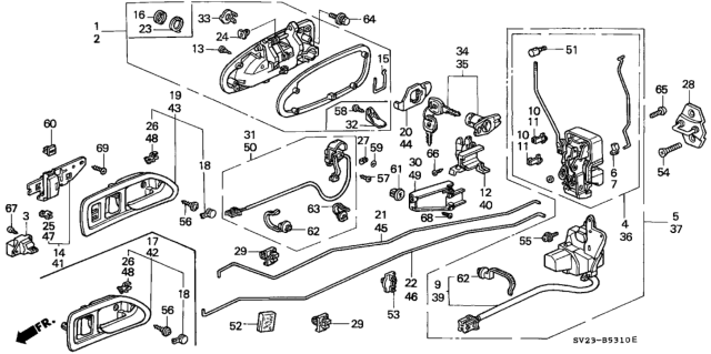 1996 Honda Accord Screw, Tapping (5X16) Diagram for 93903-45320