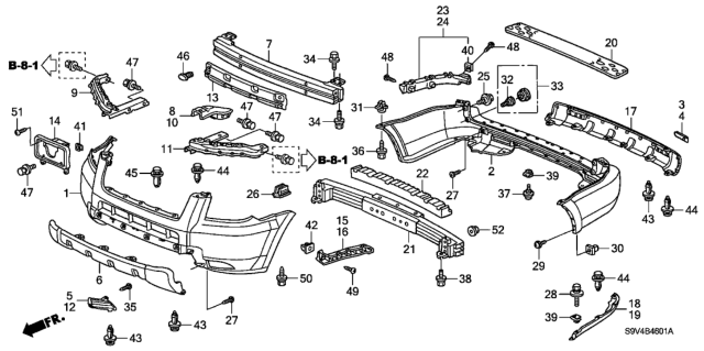 2007 Honda Pilot Screw, Tapping (5X35) Diagram for 93903-45780