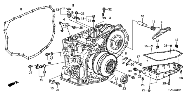 2019 Honda CR-V Bolt, Flange (8X35) Diagram for 95701-08035-07
