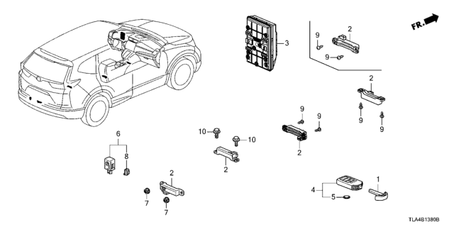 2019 Honda CR-V Smart Unit Diagram