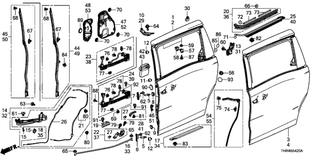 2018 Honda Odyssey Screw, Tapping (5X16) (Po) Diagram for 93913-15420