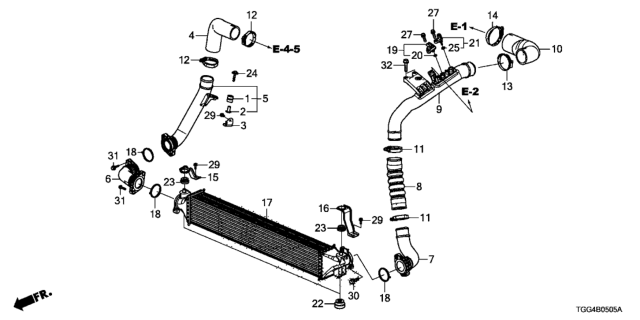 2020 Honda Civic Intercooler Diagram