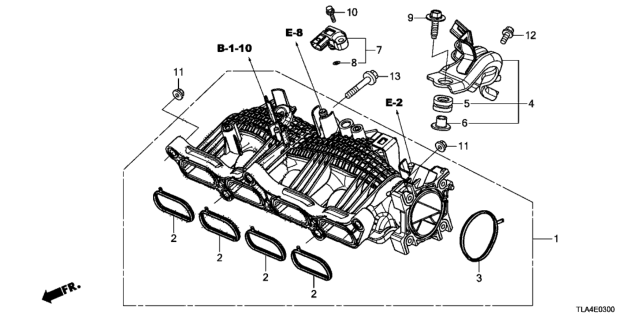 2019 Honda CR-V Intake Manifold Diagram