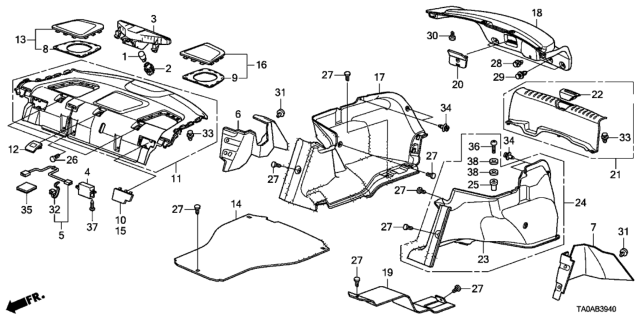 2012 Honda Accord Socket (T20W S2) Diagram for 33513-S50-003