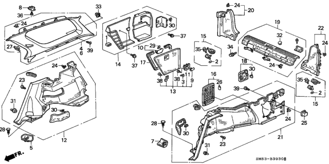 1991 Honda Accord Gasket (NS) Diagram for 37115-SA0-601