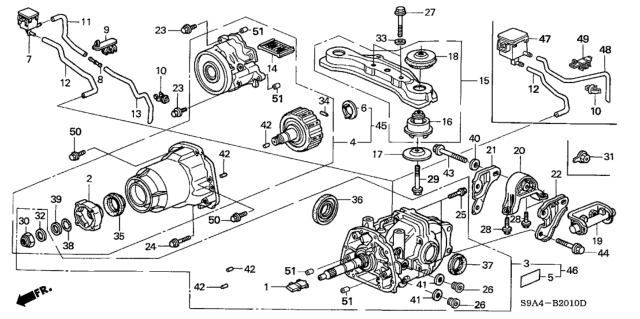 2002 Honda CR-V Oil Seal (35X78X8.5) (Nok) Diagram for 91202-PWT-003
