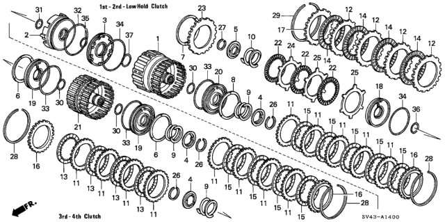1995 Honda Accord O-Ring (110X2.2) (Nok) Diagram for 91303-PF4-004