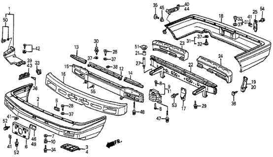 1985 Honda Prelude Screw-Washer (4X20) Diagram for 90164-SA5-000