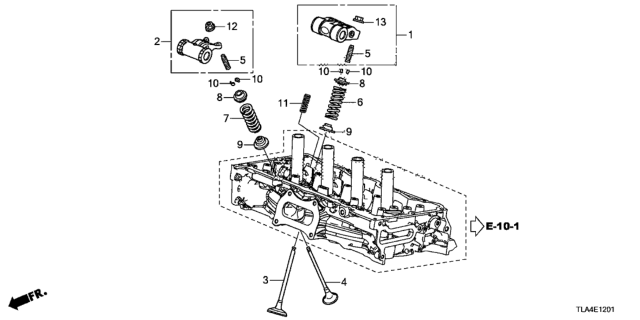 2019 Honda CR-V Valve - Rocker Arm (2.4L) Diagram