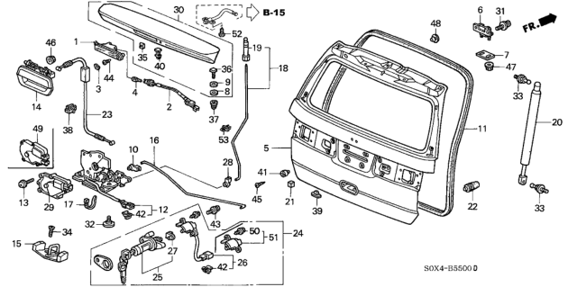 2004 Honda Odyssey Screw, Recessed Diagram for 35103-S04-003