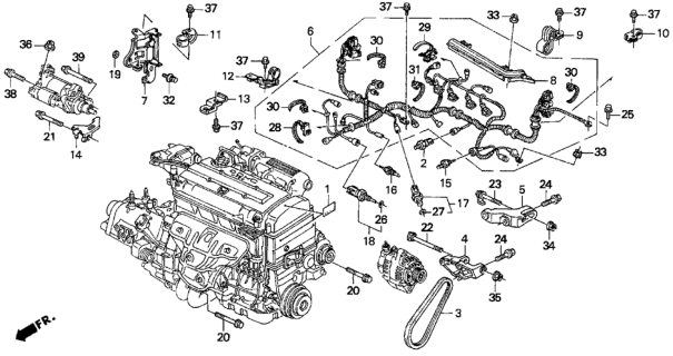 1994 Honda Del Sol Switch Assy., Thermo (A-93) (Nippon Thermostat) Diagram for 37760-P00-003