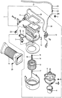 1980 Honda Accord Washer, Spring (5MM) Diagram for 90502-671-003