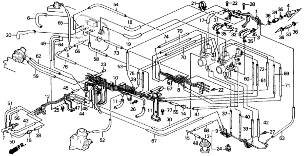 1988 Honda Prelude Bolt-Washer (6X16) Diagram for 93401-06016-08