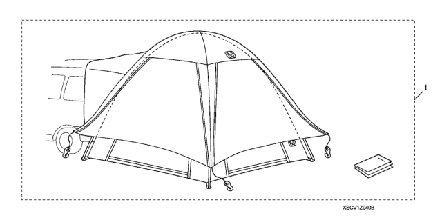 2021 Honda Pilot Tent Diagram