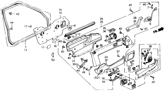 1989 Honda Accord Screw, Tapping (4X12) Diagram for 90132-SE3-003