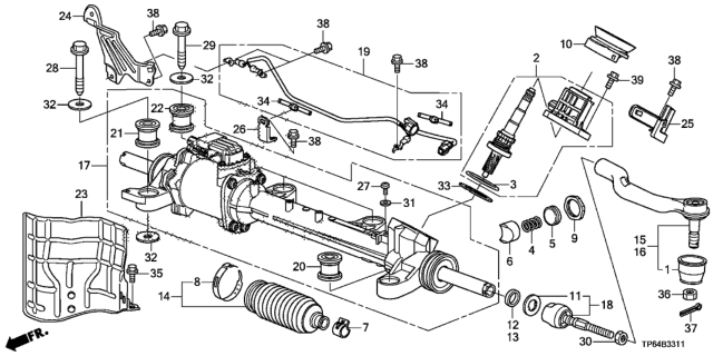 2013 Honda Crosstour Sensor, Torque Diagram for 53100-TP6-A61