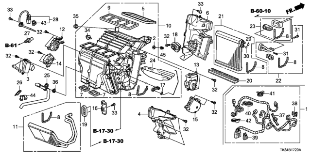 2013 Honda Odyssey Valve Sub-Assembly, Expansion Diagram for 80221-TK8-A41
