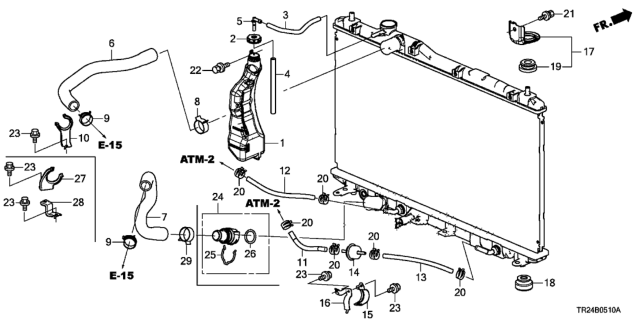 2013 Honda Civic Wire Diagram for 19506-RAA-A01