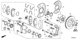 Diagram for Honda Civic Wheel Hub - 44600-TR0-A00