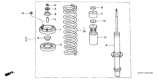 Diagram for Honda Accord Bump Stop - 51722-S84-A01