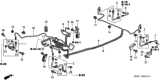 Diagram for 2003 Honda Civic Brake Line - 46376-S5A-G50