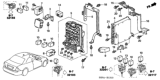 Diagram for Honda Civic Fuse Box - 38200-S5P-A32