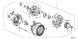 Diagram for Honda Civic Alternator - 31100-RX0-A01