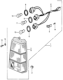 Diagram for 1980 Honda Civic Back Up Light - 33501-SA3-671