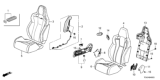 Diagram for 2021 Honda Civic Seat Cover - 81125-TGH-A02ZA