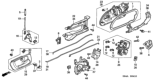 Diagram for 2002 Honda Accord Door Handle - 72640-S84-A01ZU