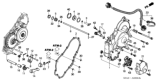 Diagram for Honda Civic Side Cover Gasket - 21812-PLX-000