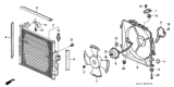Diagram for 1993 Honda Del Sol A/C Compressor Cut-Out Switches - 80440-SL5-A01