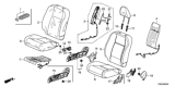 Diagram for 2014 Honda Civic Seat Cover - 81131-TR6-V81ZA