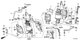 Diagram for 2020 Honda Pilot Oxygen Sensor - 36542-5G0-A01