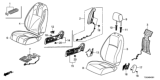 Diagram for 2017 Honda Civic Seat Cover - 81131-TGG-A21ZB