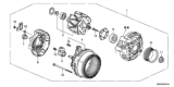 Diagram for Honda Alternator Case Kit - 31108-RTA-013