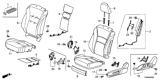 Diagram for 2017 Honda Accord Seat Cover - 81531-T3L-A41ZD