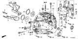 Diagram for Honda Accord Automatic Transmission Seal - 91205-57A-003