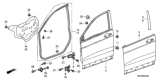 Diagram for Honda CR-V Door Seal - 72310-SXS-A02