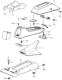 Diagram for 1982 Honda Civic Consoles - 77790-SA0-671ZA