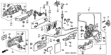 Diagram for Honda Accord Door Lock Cylinder - 72146-S73-003